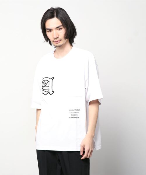 A4A（エーフォーエー）の「A4A/エーフォーエー/STUDIUM SS Tee/半袖Tシャツ（Tシャツ/カットソー・メンズ・ホワイト/ブラック・LARGE/MEDIUM）」の5枚目の写真