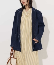 a.v.v | 【a.v.v Charme】デニムテーラードジャケット(デニムジャケット)