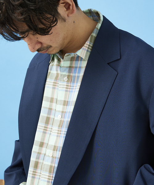 JOURNAL STANDARD relume(ジャーナルスタンダード レリューム)の「Reflax ワイドジャケット(テーラードジャケット・メンズ・ブラック/ベージュ/ネイビー・MEDIUM/LARGE)」の8枚目の写真