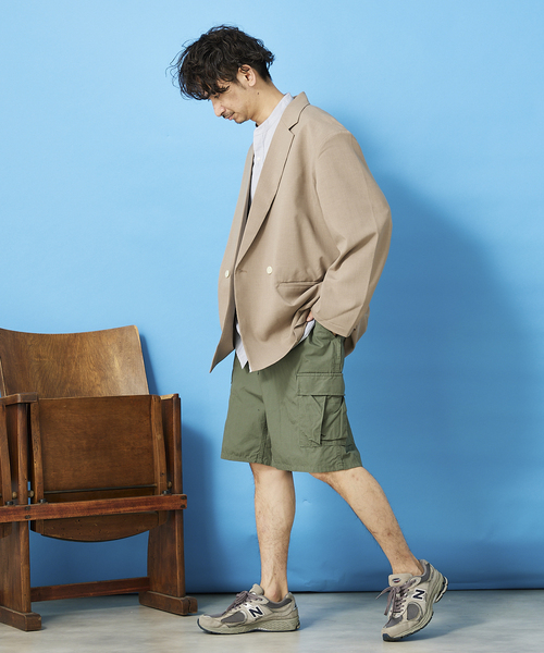 JOURNAL STANDARD relume(ジャーナルスタンダード レリューム)の「Reflax ワイドジャケット(テーラードジャケット・メンズ・ブラック/ベージュ/ネイビー・MEDIUM/LARGE)」の10枚目の写真