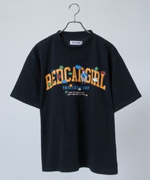 【1】〔Red Cap Girl/レッドキャップガール〕天竺プリント"LOGO GIRL"Tシャツ