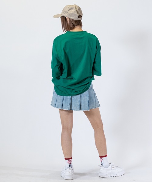 Red Cap Girl(レッドキャプガール)の「【1】〔Red Cap Girl/レッドキャップガール〕天竺プリント"LOGO GIRL"Tシャツ(Tシャツ/カットソー・メンズ・ホワイト/ブラック/サックスブルー/グリーン・MEDIUM/LARGE)」の15枚目の写真