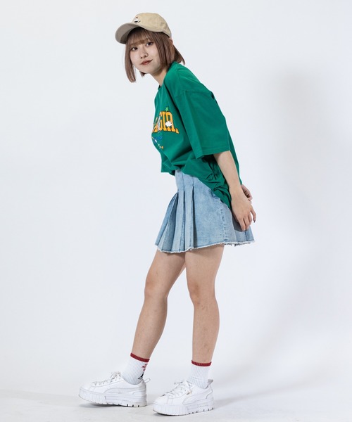 Red Cap Girl(レッドキャプガール)の「【1】〔Red Cap Girl/レッドキャップガール〕天竺プリント"LOGO GIRL"Tシャツ(Tシャツ/カットソー・メンズ・ホワイト/ブラック/サックスブルー/グリーン・MEDIUM/LARGE)」の14枚目の写真