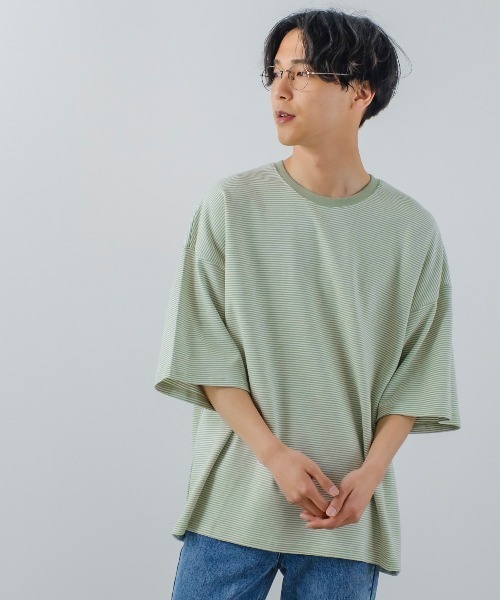improves(インプローブス)の「マイクロボーダー ポンチ オーバーサイズ ビッグ Tシャツ(Tシャツ/カットソー・メンズ・A/C/B・LARGE/MEDIUM)」の10枚目の写真