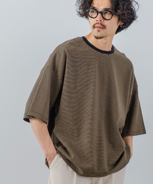 improves(インプローブス)の「マイクロボーダー ポンチ オーバーサイズ ビッグ Tシャツ(Tシャツ/カットソー・メンズ・A/C/B・LARGE/MEDIUM)」の14枚目の写真
