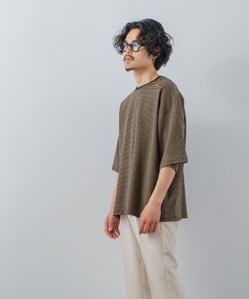 improves(インプローブス)の「マイクロボーダー ポンチ オーバーサイズ ビッグ Tシャツ(Tシャツ/カットソー・メンズ・A/C/B・LARGE/MEDIUM)」の5枚目の写真