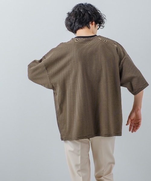 improves(インプローブス)の「マイクロボーダー ポンチ オーバーサイズ ビッグ Tシャツ(Tシャツ/カットソー・メンズ・A/C/B・LARGE/MEDIUM)」の7枚目の写真