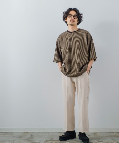 improves(インプローブス)の「マイクロボーダー ポンチ オーバーサイズ ビッグ Tシャツ(Tシャツ/カットソー・メンズ・A/C/B・LARGE/MEDIUM)」の9枚目の写真