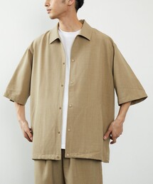 FREAK'S STORE | FREAK'S STORE/フリークスストア リネンタッチ 半袖 コーチジャケット/T-LINENLIKE CJKS(シャツ/ブラウス)