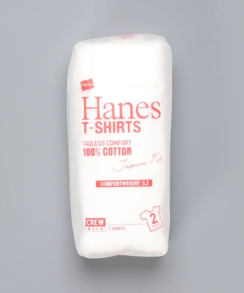 HANES(ヘインズ)の「【Hanes/ヘインズ】 2P Japan Fit クルーネックTシャツ(Tシャツ/カットソー・メンズ・ホワイト・LARGE/X-LARGE)」の14枚目の写真
