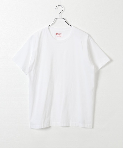 HANES(ヘインズ)の「【Hanes/ヘインズ】 2P Japan Fit クルーネックTシャツ(Tシャツ/カットソー・メンズ・ホワイト・LARGE/X-LARGE)」の2枚目の写真