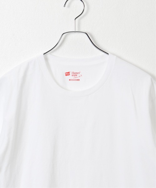 HANES(ヘインズ)の「【Hanes/ヘインズ】 2P Japan Fit クルーネックTシャツ(Tシャツ/カットソー・メンズ・ホワイト・LARGE/X-LARGE)」の4枚目の写真