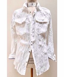 FranCisT_MOR.K.S. | FranCisT_MOR.K.S./フランシスト モークス/WASHED HIGH DENSITY LINEN WIRED HOOK SHIRT(シャツ/ブラウス)