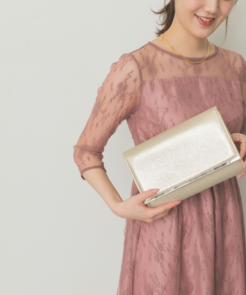 RODE SKO(ロデスコ)の「サブバッグ付3WAYパーティクラッチ(クラッチバッグ・レディース・ブラック/ゴールド/シルバー・ONE)」の3枚目の写真