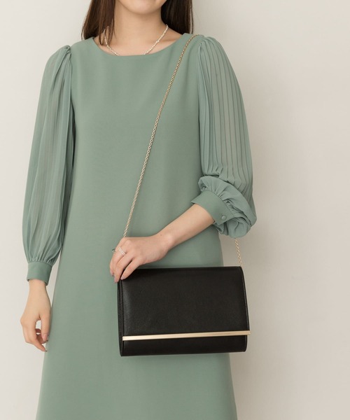 RODE SKO(ロデスコ)の「サブバッグ付3WAYパーティクラッチ(クラッチバッグ・レディース・ブラック/ゴールド/シルバー・ONE)」の16枚目の写真