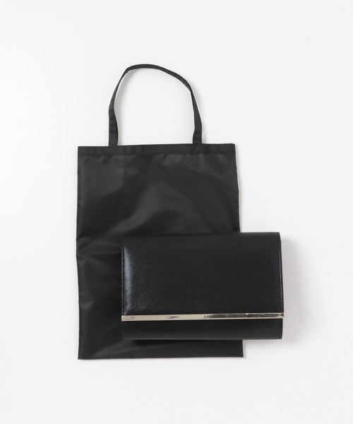 RODE SKO(ロデスコ)の「サブバッグ付3WAYパーティクラッチ(クラッチバッグ・レディース・ブラック/ゴールド/シルバー・ONE)」の5枚目の写真