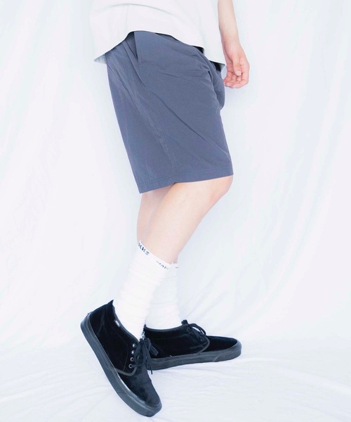 United Athle（ユナイテッドアスレ）の「ナイロン イージー ショーツ（その他パンツ・メンズ・インディゴブルー/サンドベージュ/ブラック/オリーブ/チャコールグレー・SMALL/LARGE/X-LARGE/MEDIUM）」の6枚目の写真