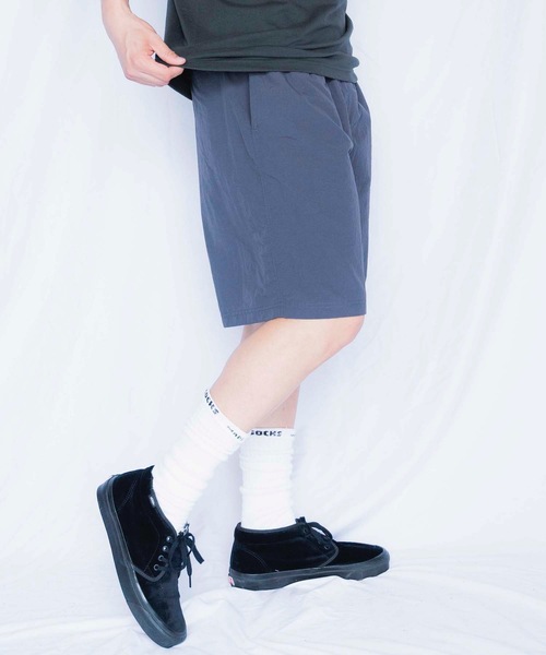 United Athle（ユナイテッドアスレ）の「ナイロン イージー ショーツ（その他パンツ・メンズ・インディゴブルー/サンドベージュ/ブラック/オリーブ/チャコールグレー・SMALL/LARGE/X-LARGE/MEDIUM）」の8枚目の写真
