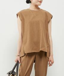 Liesse（リエス）の「シェルタリングノースリーブプルオーバー（シャツ/ブラウス・レディース）」