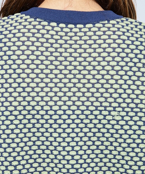 MATURED（マチュアード）の「【MATURED/マチュアード】シアージャガードニットカーデ（カーディガン/ボレロ・レディース・ネイビー/オレンジ/ブルー・FREE）」の17枚目の写真