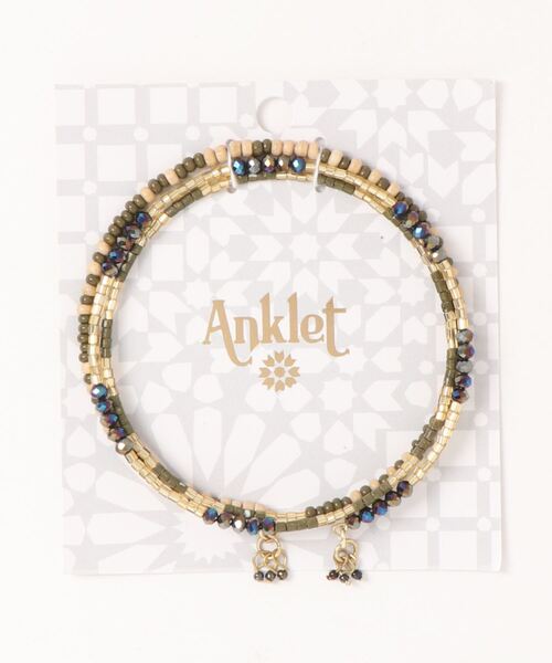 チャイハネ（チャイハネ）の「【チャイハネ】アディティアンクレット（アンクレット・レディース・ブルー/グリーン/ピンク/ミント/ホワイト・FREE）」の7枚目の写真