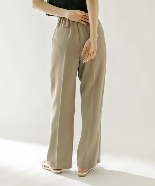 mystic（ミスティック）の「NEW センタープレスタックパンツ（スラックス・レディース・ネイビー/オリーブ/オレンジ・1/2）」の9枚目の写真