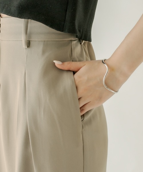 mystic（ミスティック）の「NEW センタープレスタックパンツ（スラックス・レディース・ネイビー/オリーブ/オレンジ・1/2）」の17枚目の写真