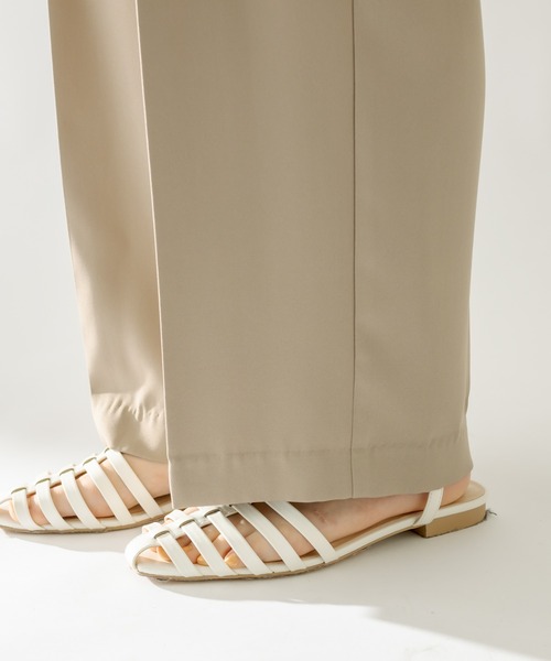 mystic（ミスティック）の「NEW センタープレスタックパンツ（スラックス・レディース・ネイビー/オリーブ/オレンジ・1/2）」の18枚目の写真