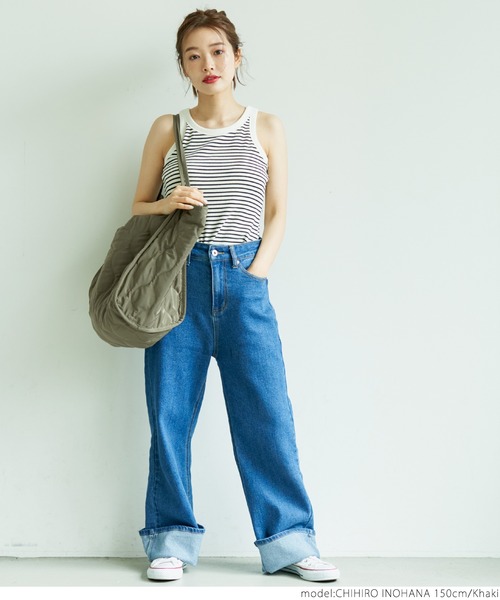 coca(coca)(コカ)の「キルティングトートバッグ(トートバッグ・レディース・ブラック/カーキ・ONE SIZE)」の5枚目の写真