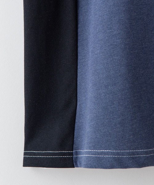 Blue Standard (ブルースタンダード)の「【BLUE STANDARD/ブルースタンダード】汗染みの目立ちにくいTシャツ ZEROSTAIN ゼロステイン 撥水性 UVカット 切り替えTシャツ(Tシャツ/カットソー・メンズ・ホワイト/ブラック/ネイビー/ホワイト系その他・MEDIUM/LARGE/X-LARGE)」の9枚目の写真