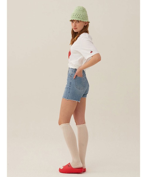 KIRSH(キルシー)の「KIRSH CHERRY DENIM SHORT PANTS LS デニムショートパンツ(デニムパンツ・レディース・ブラック/ブルー・SMALL/MEDIUM)」の11枚目の写真