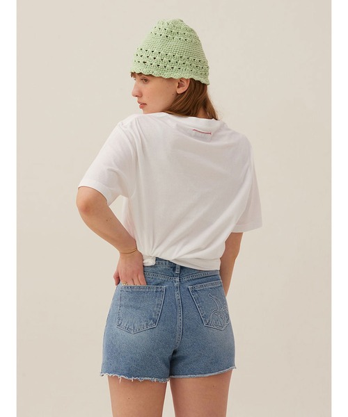 KIRSH(キルシー)の「KIRSH CHERRY DENIM SHORT PANTS LS デニムショートパンツ(デニムパンツ・レディース・ブラック/ブルー・SMALL/MEDIUM)」の15枚目の写真