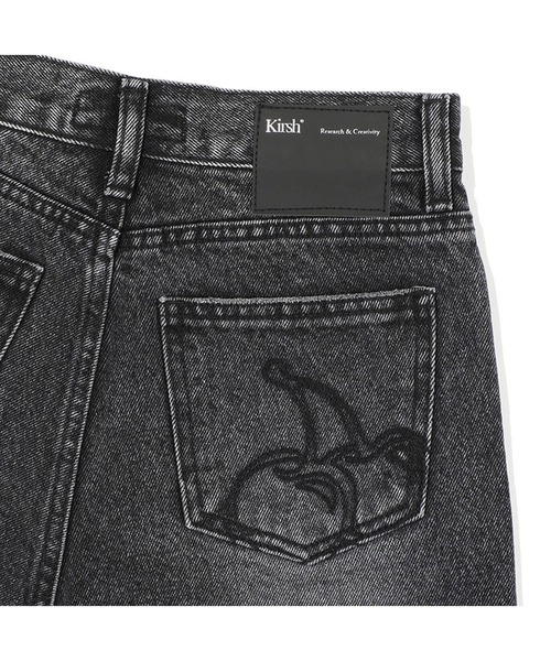 KIRSH(キルシー)の「KIRSH CHERRY DENIM SHORT PANTS LS デニムショートパンツ(デニムパンツ・レディース・ブラック/ブルー・SMALL/MEDIUM)」の16枚目の写真