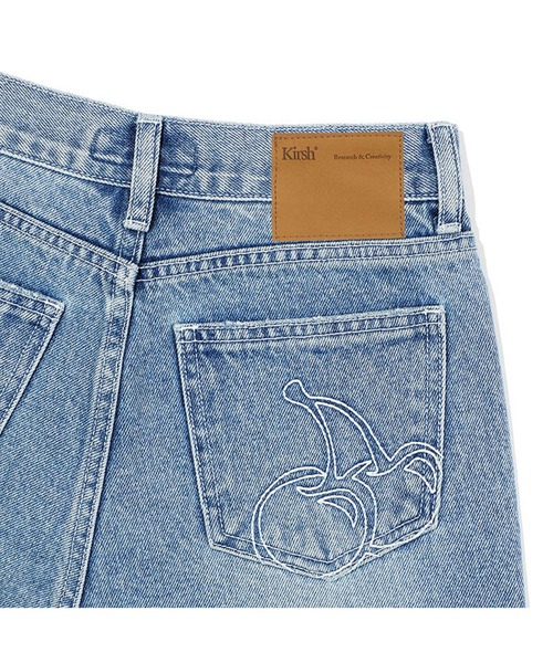 KIRSH(キルシー)の「KIRSH CHERRY DENIM SHORT PANTS LS デニムショートパンツ(デニムパンツ・レディース・ブラック/ブルー・SMALL/MEDIUM)」の6枚目の写真