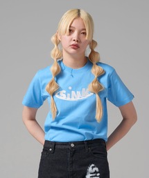 SINK kotohayokozawa | 【Nukeme×SINK】GLITCH EMBROIDERY LOGO Tshirt(Tシャツ/カットソー)