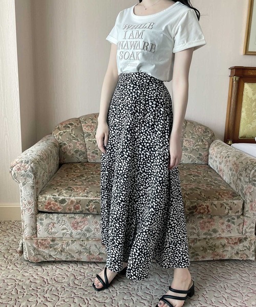 ANDGEEBEE（アンジービー）の「ロゴ刺繍ミニT（Tシャツ/カットソー・レディース・ホワイト/オートミール・MEDIUM）」の16枚目の写真