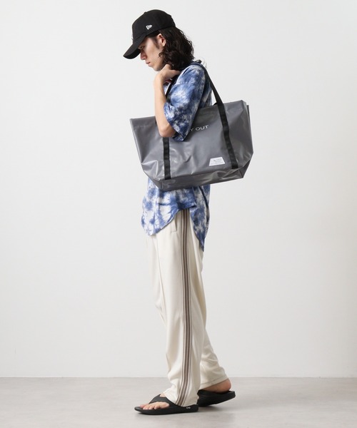 DAY OUT(デイアウト)の「DAY OUT Beach-W handle Tote Bag(トートバッグ・メンズ・ブラック/ホワイト/グレー・FREE)」の21枚目の写真