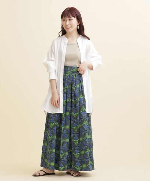 NANO universe(ナノユニバース)の「LB.04/リブタンクトップ(タンクトップ・レディース・ホワイト/ブラック/ベージュ/ライトカーキ・FREE)」の11枚目の写真