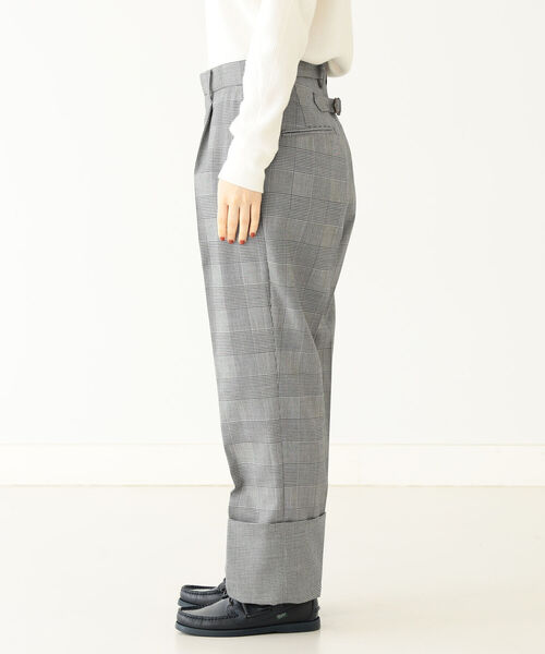 BEAMS BOY ロングダブルヘム スラックス BEAMS BOY（ビームスボーイ）の「BEAMS BOY / ロング ダブル