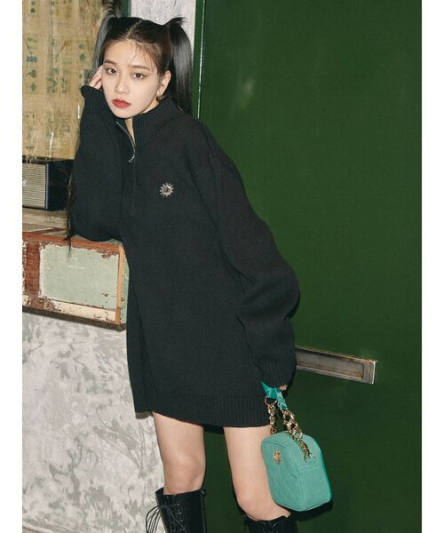 EVRIS（エヴリス）の「キルティングショルダーチェーンバッグ（ショルダーバッグ・レディース・ホワイト/ブラック/レッド/グリーン・FREE）」の6枚目の写真