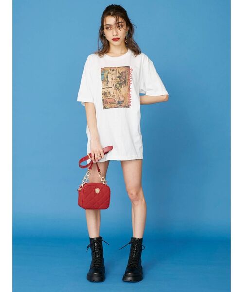 EVRIS（エヴリス）の「キルティングショルダーチェーンバッグ（ショルダーバッグ・レディース・ホワイト/ブラック/レッド/グリーン・FREE）」の12枚目の写真