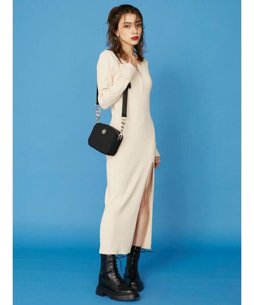 EVRIS（エヴリス）の「キルティングショルダーチェーンバッグ（ショルダーバッグ・レディース・ホワイト/ブラック/レッド/グリーン・FREE）」の15枚目の写真