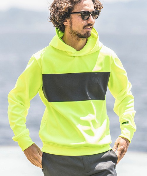 felkod（フィルコッド）の「mpa2915- Neon Color Switch Parka パーカー（パーカー・メンズ・イエロー×ブラック/ピンク系その他・M/S/L）」の2枚目の写真