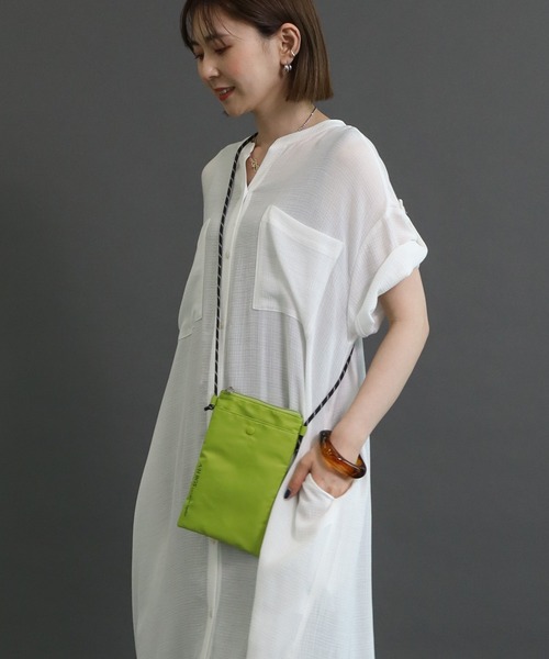 AMERICAN HOLIC（アメリカンホリック）の「Wポケット楊柳シアーワンピース（ワンピース・レディース・ブラック/ミント/オフホワイト/ブラウン・M/L）」の19枚目の写真