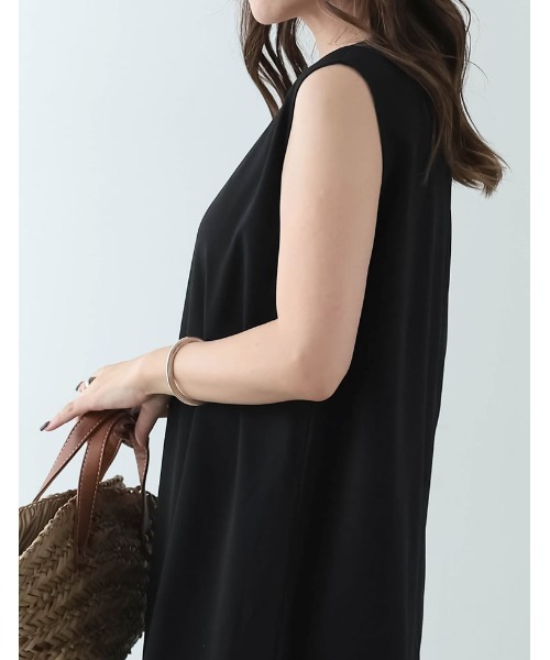 クレープノースリマーメイドフレアワンピース