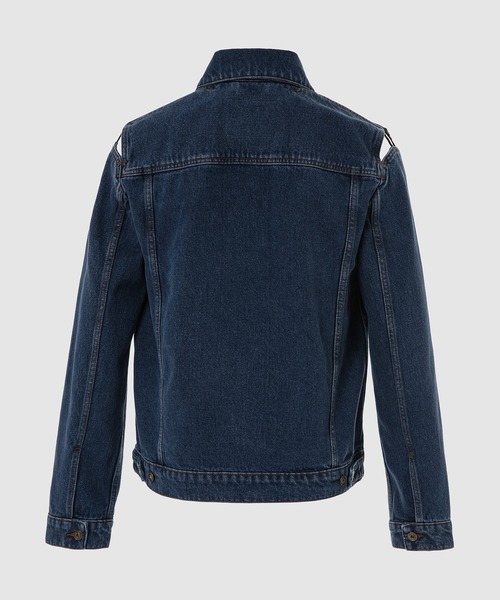 Y/Project（ワイプロジェクト）の「CLASSIC PEEP SHOW DENIM JACKET（デニムジャケット・メンズ・ネイビー系・M/XL/XS/L/S）」の3枚目の写真