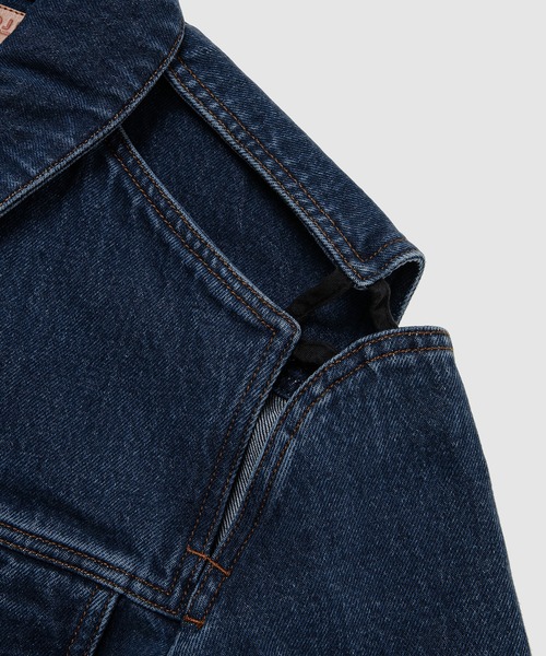 Y/Project（ワイプロジェクト）の「CLASSIC PEEP SHOW DENIM JACKET（デニムジャケット・メンズ・ネイビー系・M/XL/XS/L/S）」の5枚目の写真