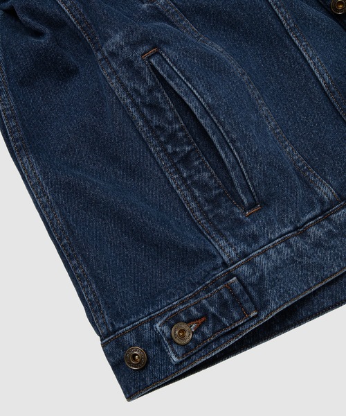 Y/Project（ワイプロジェクト）の「CLASSIC PEEP SHOW DENIM JACKET（デニムジャケット・メンズ・ネイビー系・M/XL/XS/L/S）」の4枚目の写真