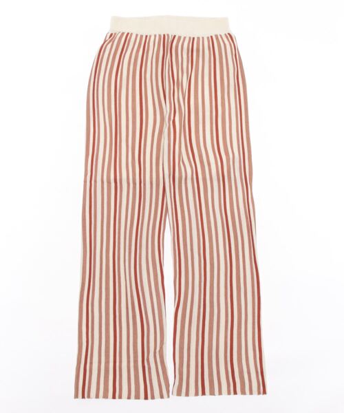 TRUNC（トランクエイティーエイト）の「Random Stripe Straight PT（その他パンツ・レディース・アイボリー/グリーン/ブラック/オレンジ・FREE）」の4枚目の写真