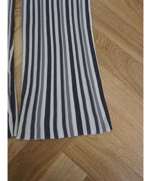 TRUNC（トランクエイティーエイト）の「Random Stripe Straight PT（その他パンツ・レディース・アイボリー/グリーン/ブラック/オレンジ・FREE）」の22枚目の写真